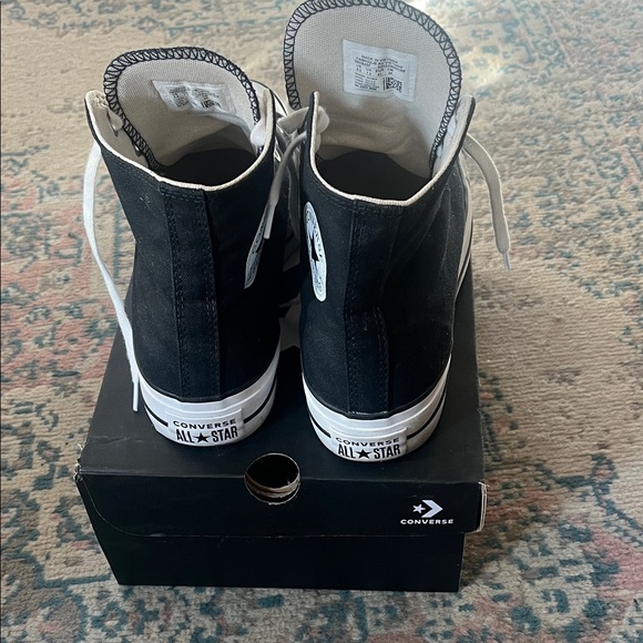 Converse Classic Black and White High-Tops platform - Picture 4 of 6